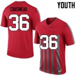 NCAA Ohio State Buckeyes Youth #36 Tom Cousineau Throwback Nike Football College Jersey IXF8345IZ